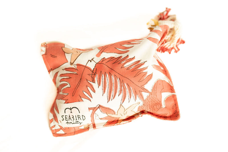 " Sog it to Me" Wet Dry Bag in Coral Birds of Paradise