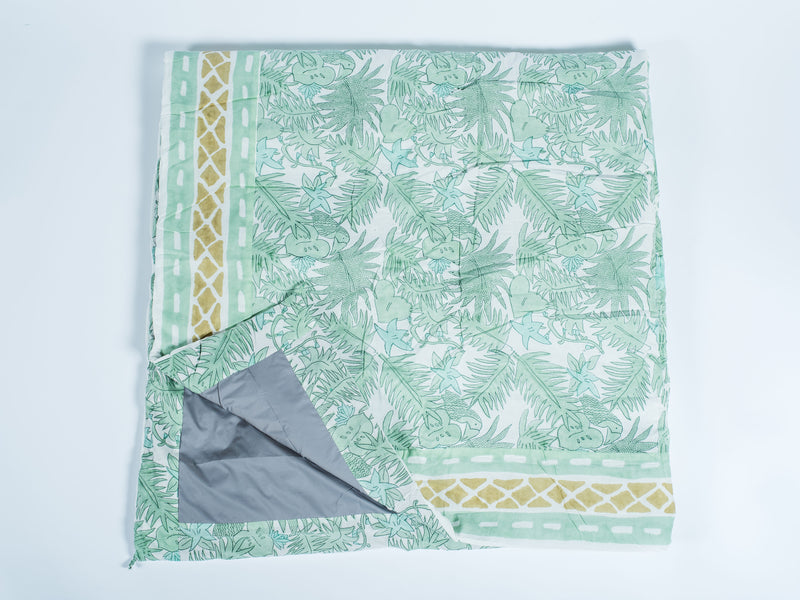 Birds of Paradise Shindig Blanket in Doublemint