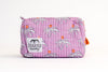 "GoGo" Quilted Cosmetic Set of Two - Palmetto Moon in Lilac